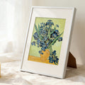 Framed Matted Botanical Art Print With Easel-Back Tabletop Display And Archival Giclée Reproduction