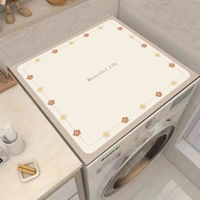 Decorative Laundry Top Mat