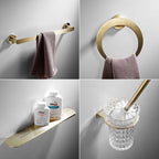 Wall-Mounted Bathroom Organizer with Concealed Fixings