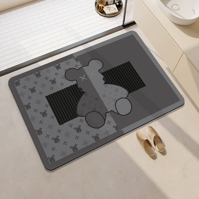 Cute Cartoon-Themed Bath Mat