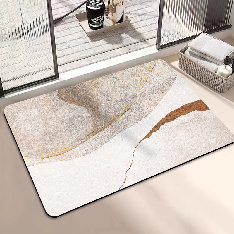 Elegant Vintage-Inspired Bath Mat