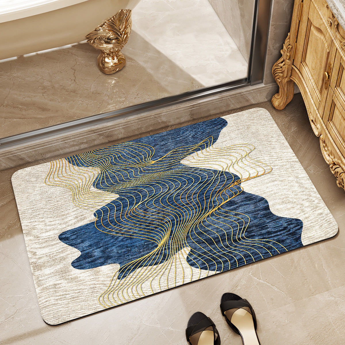 Decorative Non-Slip Bathroom Mat