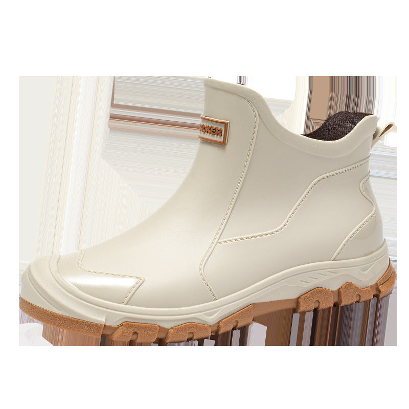 Sylis rubber boots with slip-resistant sole and flexible entry Heidi-style