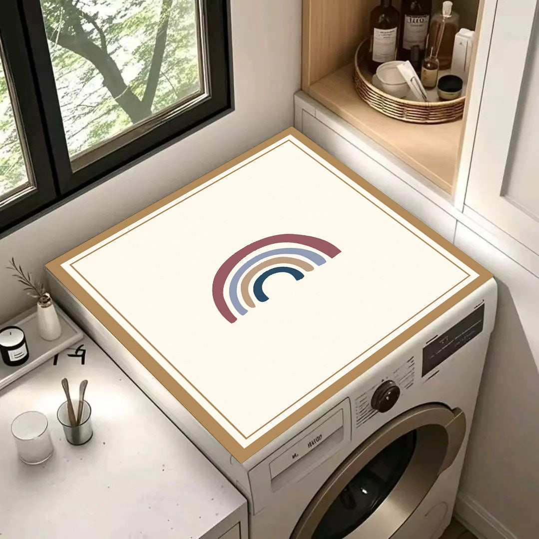 Playful Laundry Topper Mat