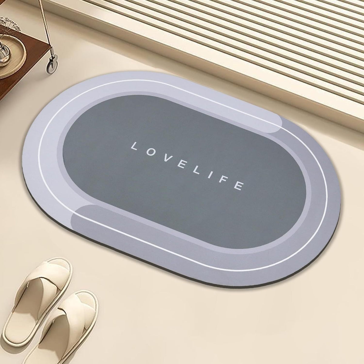 Oval Decorative Welcome Mat
