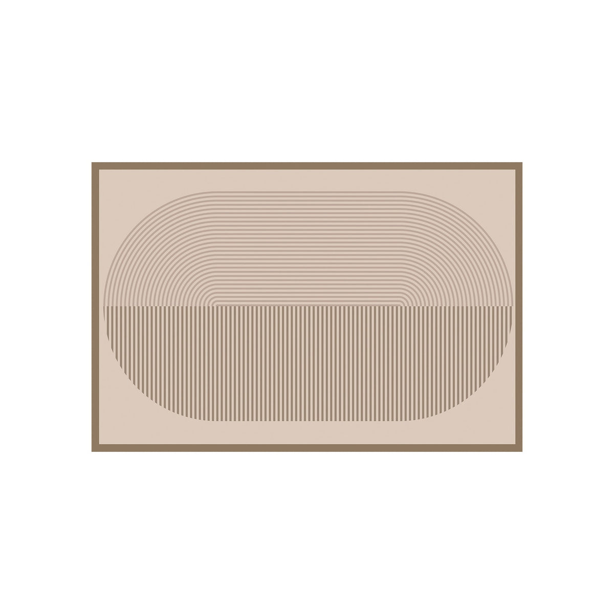 Geometric Pattern Soft Memory Foam Bath Mat