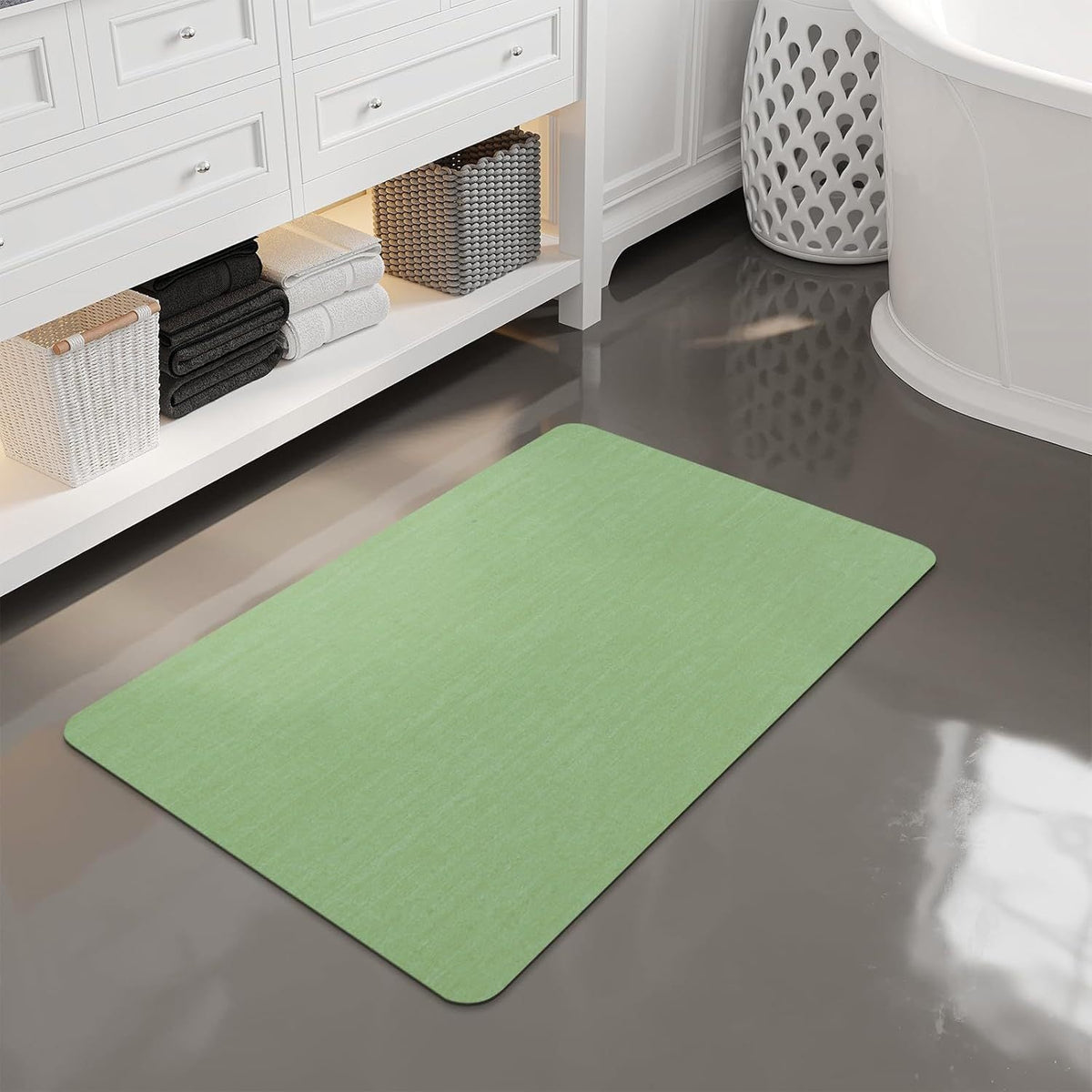 Absorbent Textured Bath Mat