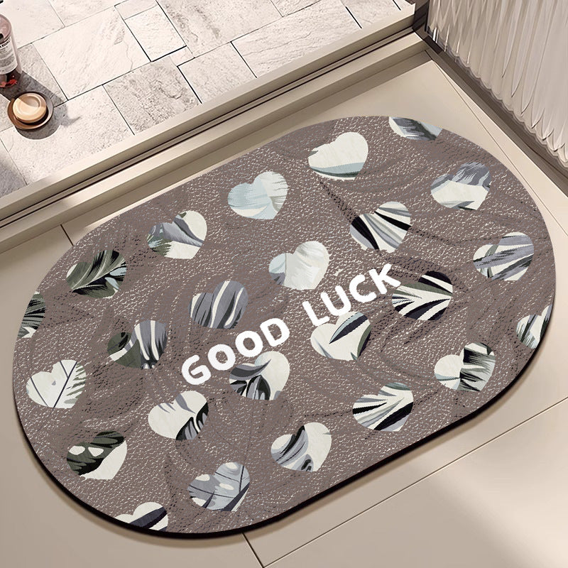 Decorative Motivational Bath Mat