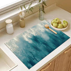 Abstract Geometric Kitchen Mat