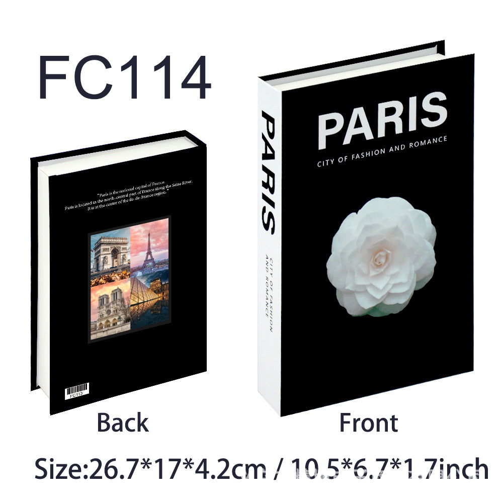 Decorative Hardcover Hidden Storage Book Safe