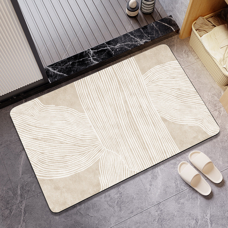 Geometric Abstract Bath Mat