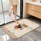 Cute Cartoon Cat Bath Mat