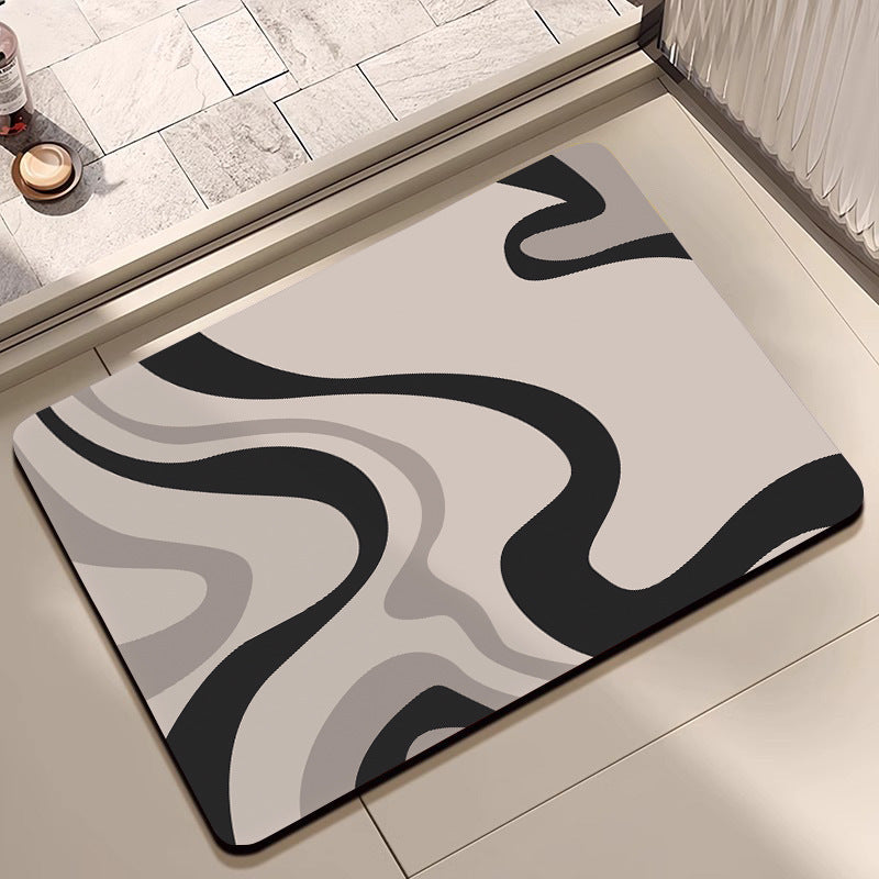 Modern Abstract Bath Mat