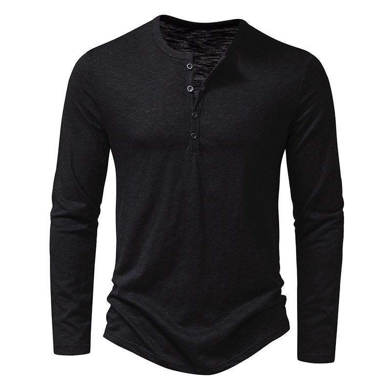 Sylis Long sleeve shirt with buttonless V-neck and breathable fabric Heidi fashion