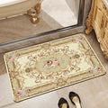 Elegant Floral Pattern Bath Mat