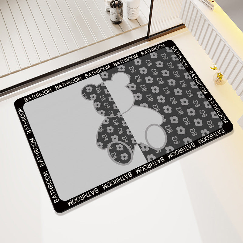 Cute Cartoon-Themed Bath Mat