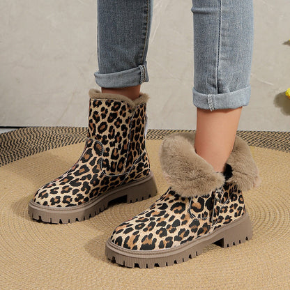 Sylis | Elegant Boots With Leopard Pattern