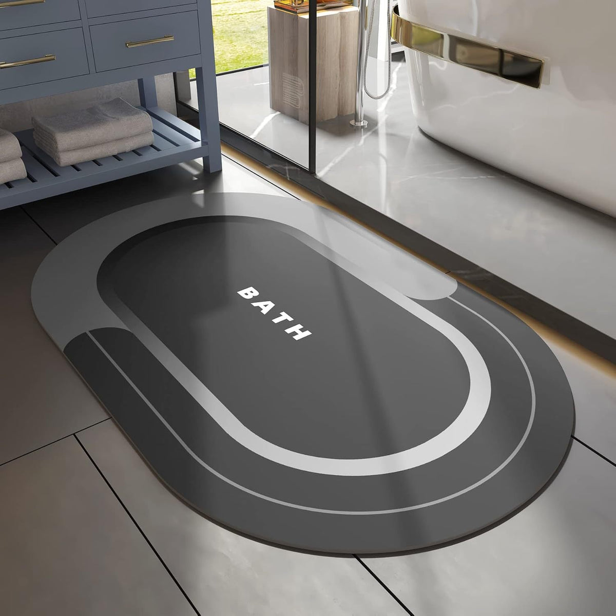 Soft Textured Non-Slip Bath Mat