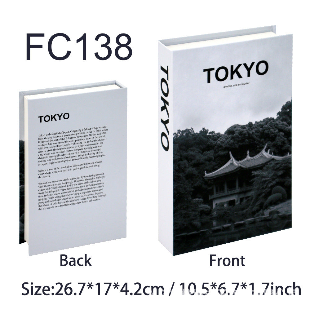 Decorative Hardcover Hidden Storage Book Safe