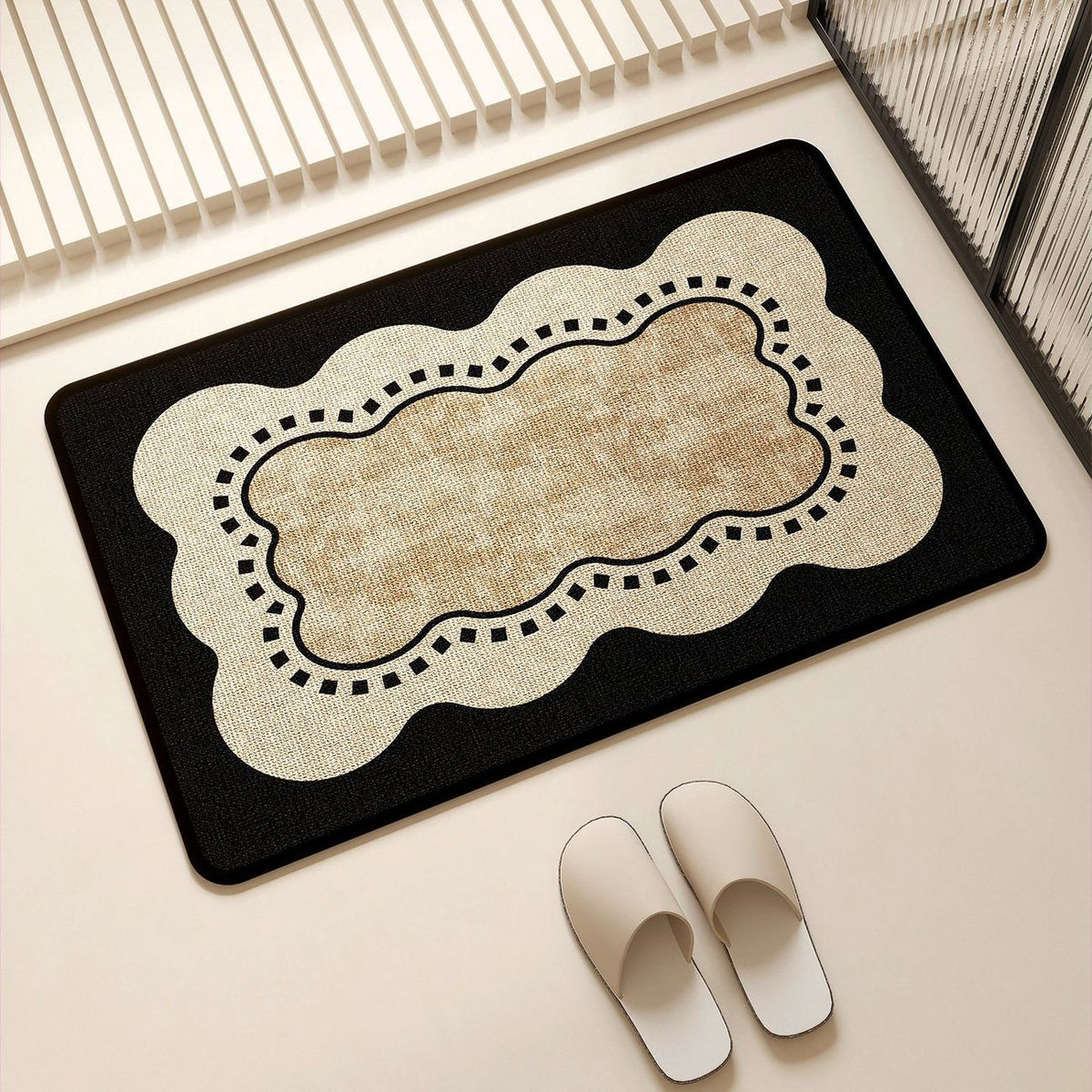 Soft Textured Decorative Bath Mat