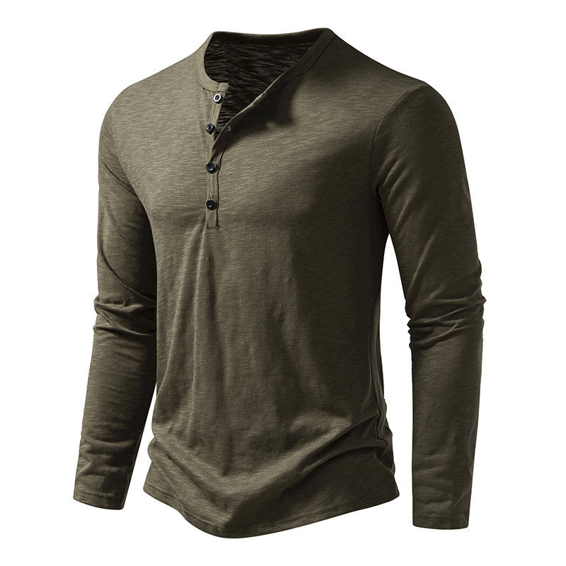 Sylis Long sleeve shirt with buttonless V-neck and breathable fabric Heidi fashion