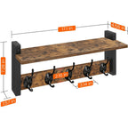 Wall wardrobe with shelf