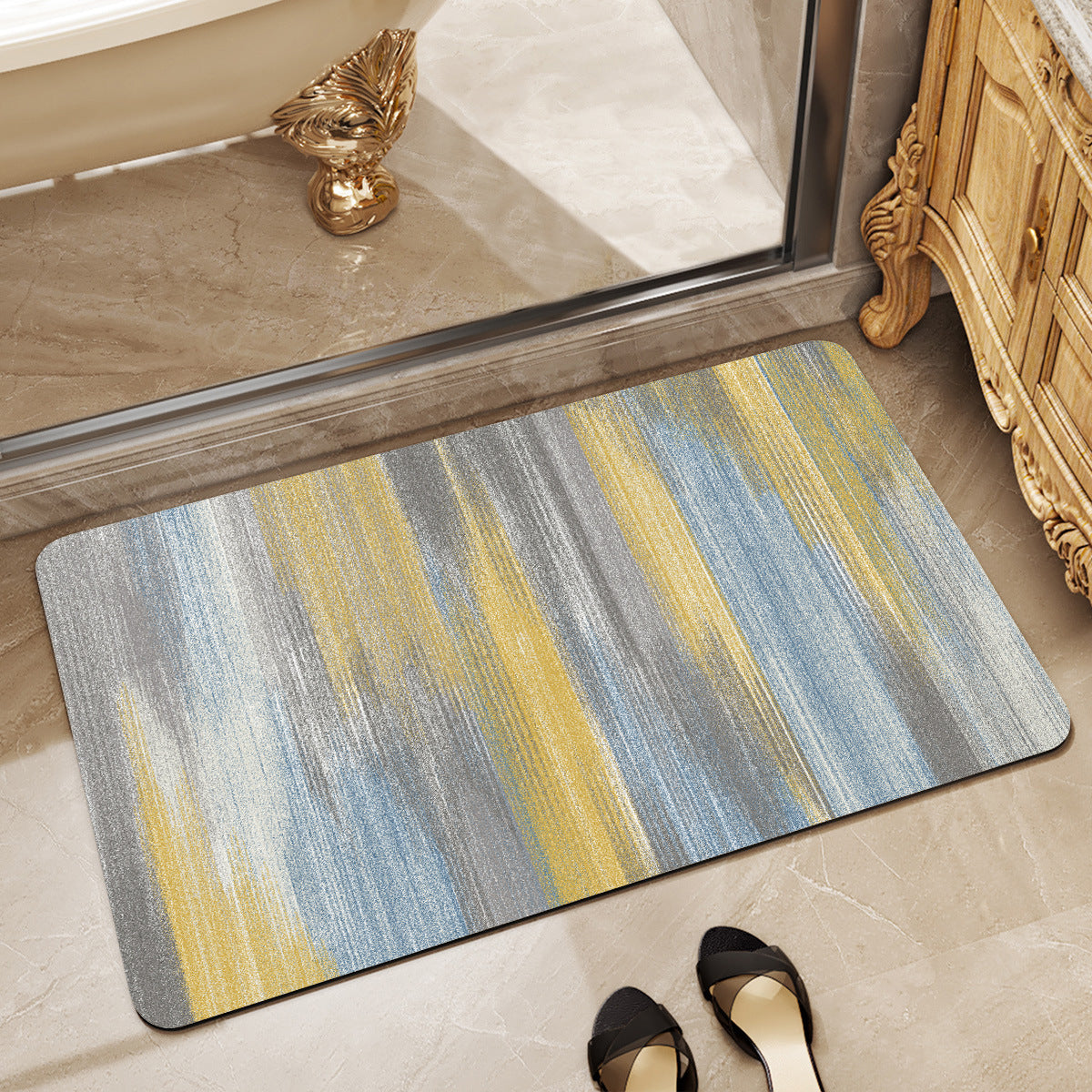 Decorative Non-Slip Bathroom Mat