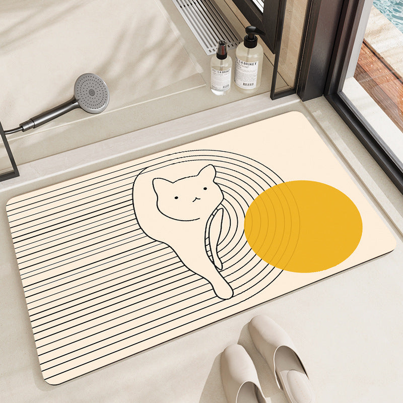 Artistic Bath Mat