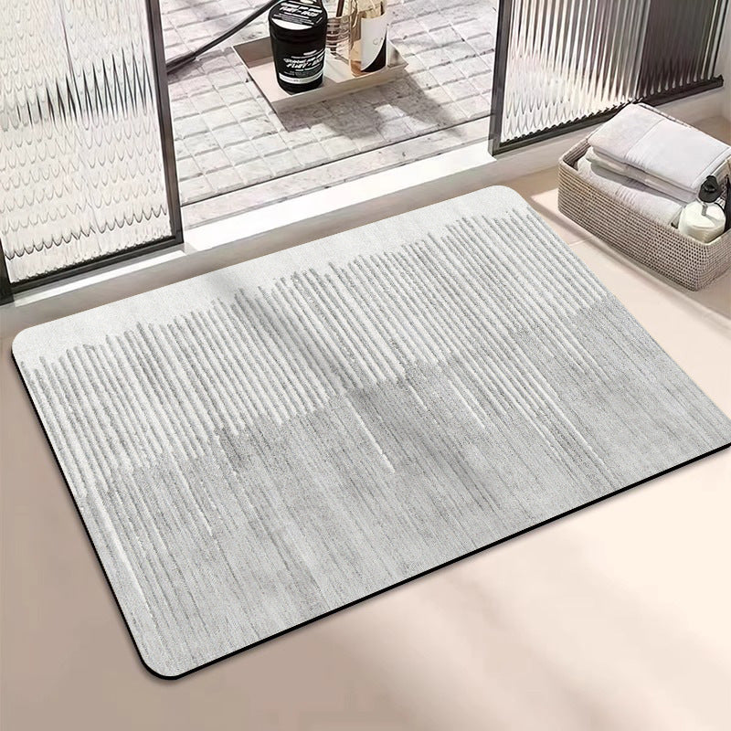 Geometric Pattern Soft Memory Foam Bath Mat