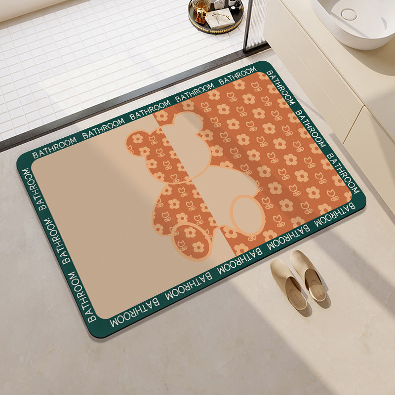 Cute Cartoon Character Bath Mat
