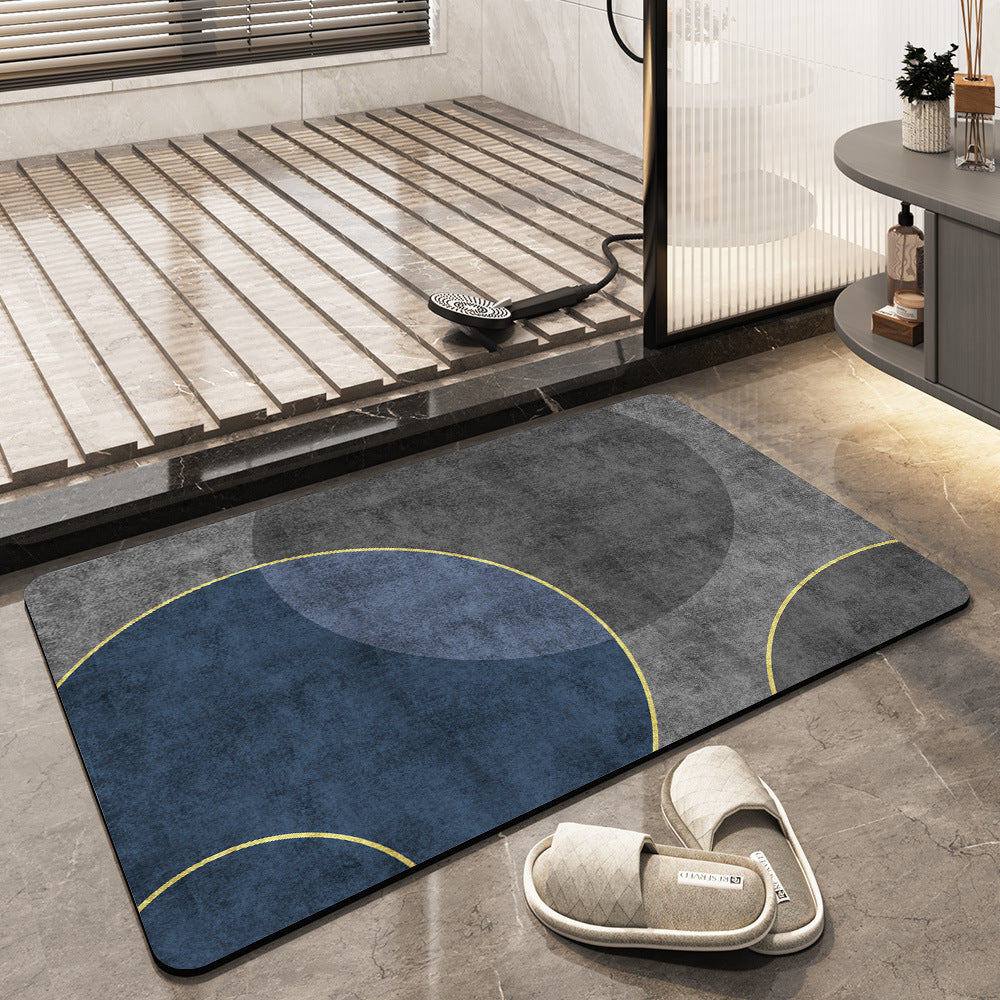 Geometric Patterned Anti-Fatigue Bath Mat