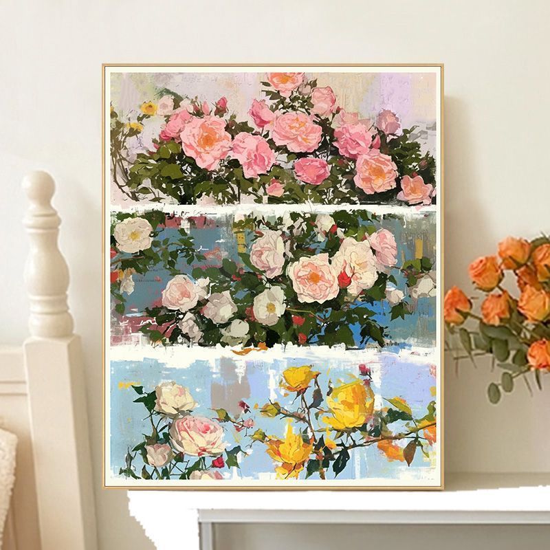 Vintage Floral Wall Art Meroci