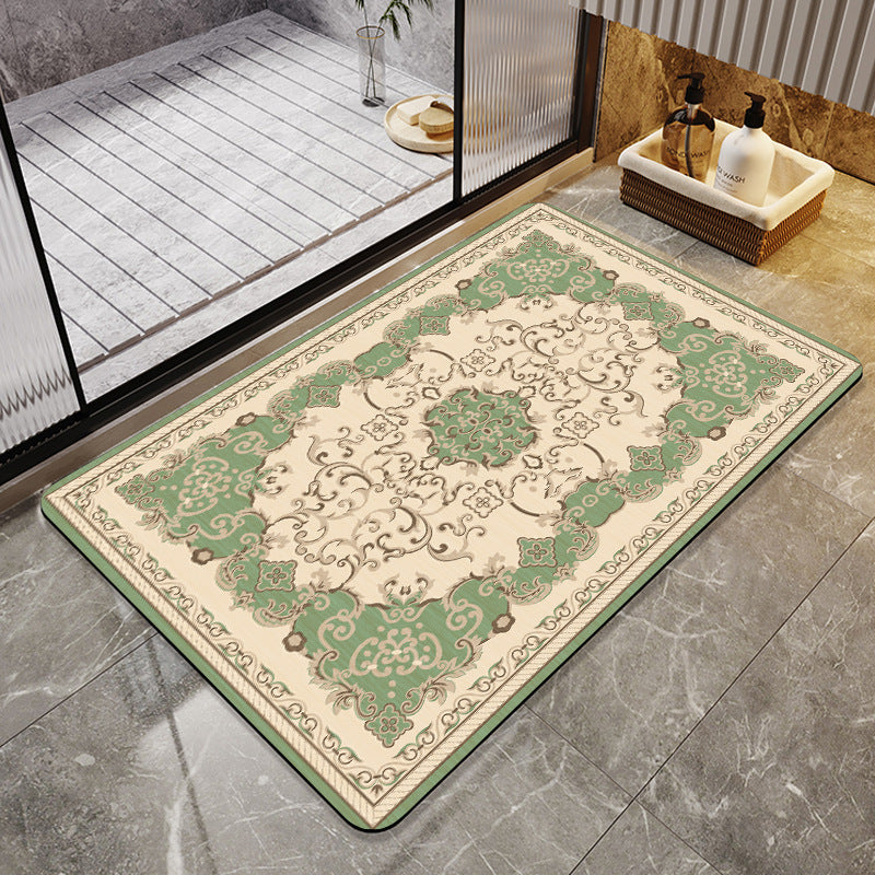 Decorative Vintage Pattern Bath Mat