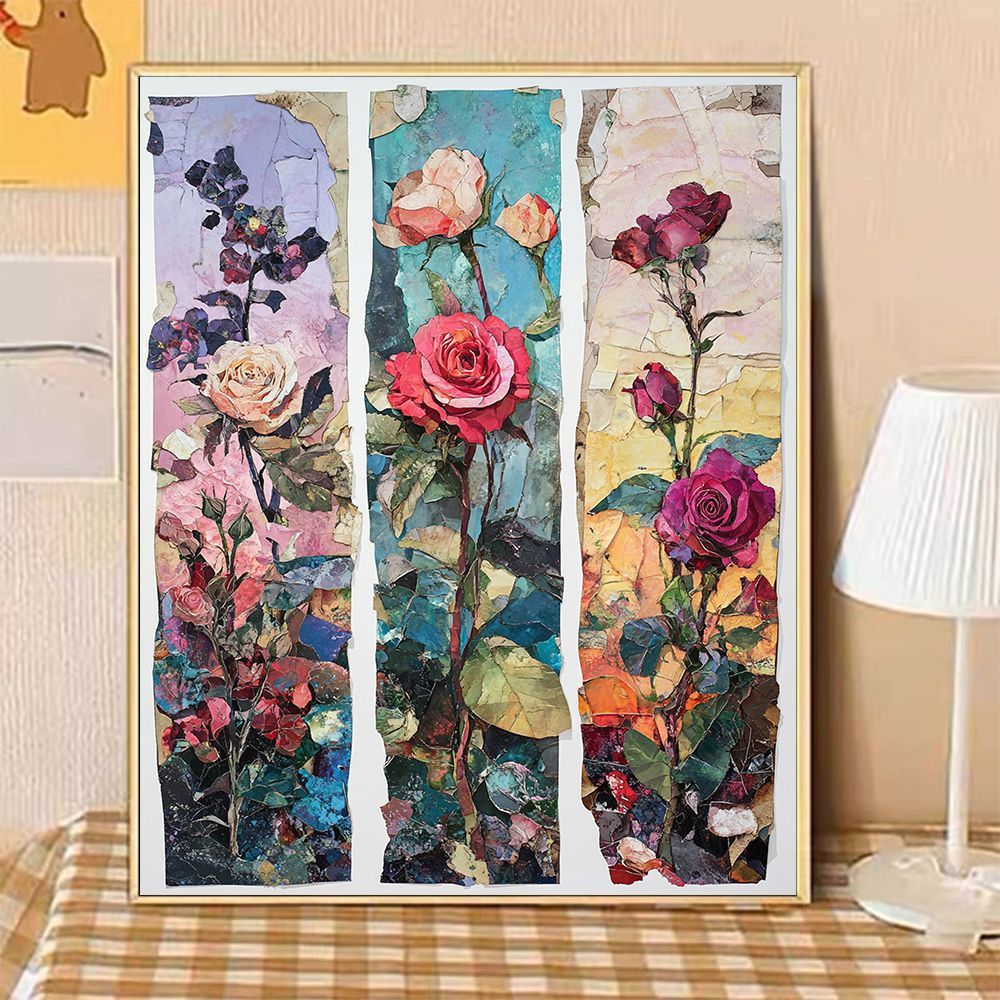 Vintage Floral Artwork Meroci