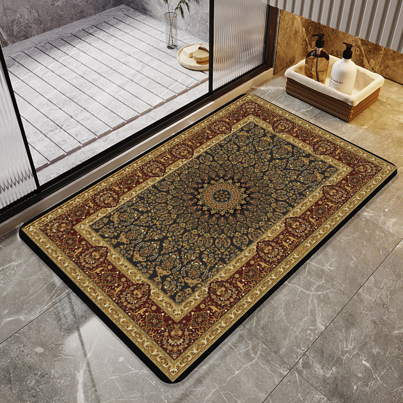 Decorative Vintage Pattern Bath Mat