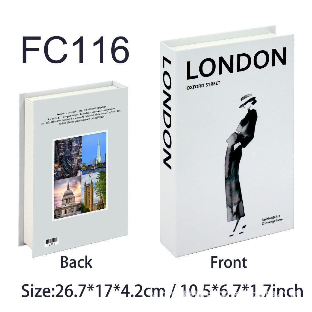 Decorative Hardcover Hidden Storage Book Safe