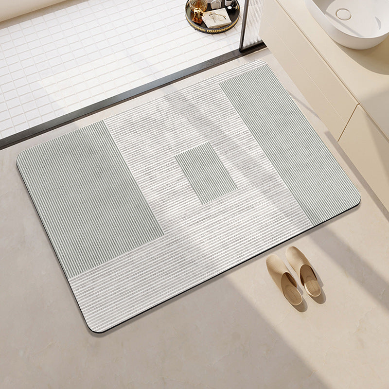 Geometric Pattern Soft Bath Mat