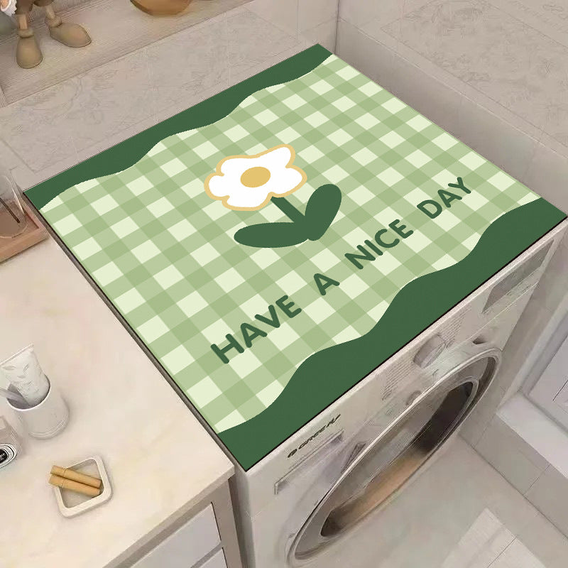 Decorative Laundry Top Mat