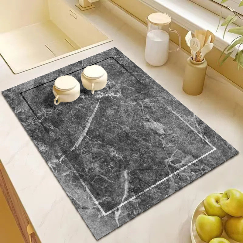 Abstract Geometric Kitchen Mat