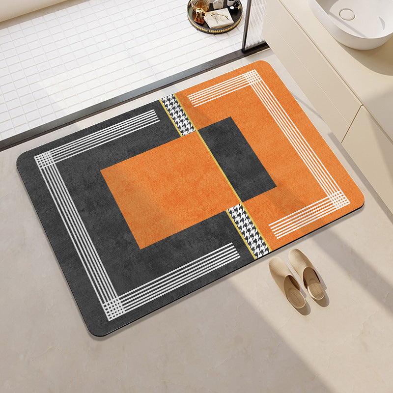 Modern Geometric Bath Mat