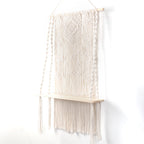 Macrame Wall Shelf with Hanger