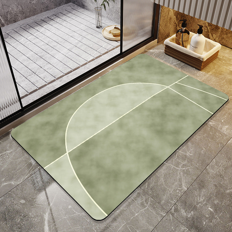 Abstract Modern Bath Mat