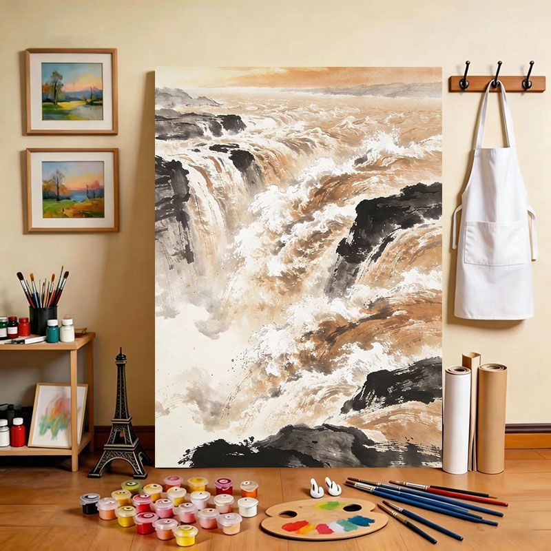 Scenic River Canvas Art Print Meroci