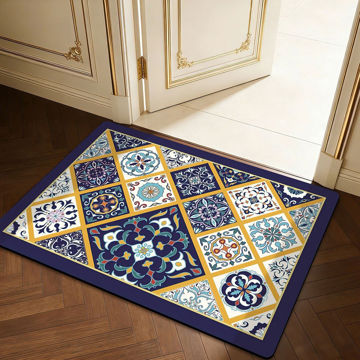 Decorative Vintage Pattern Bath Mat