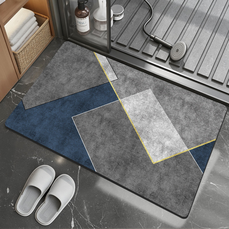 Stylish Abstract Bath Mat