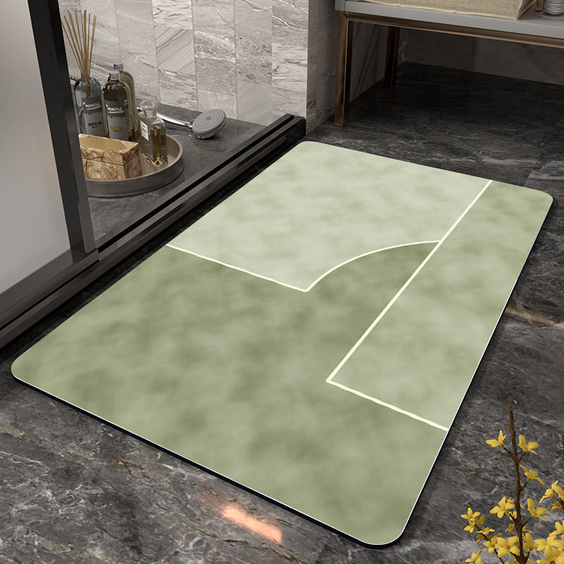 Abstract Modern Bath Mat