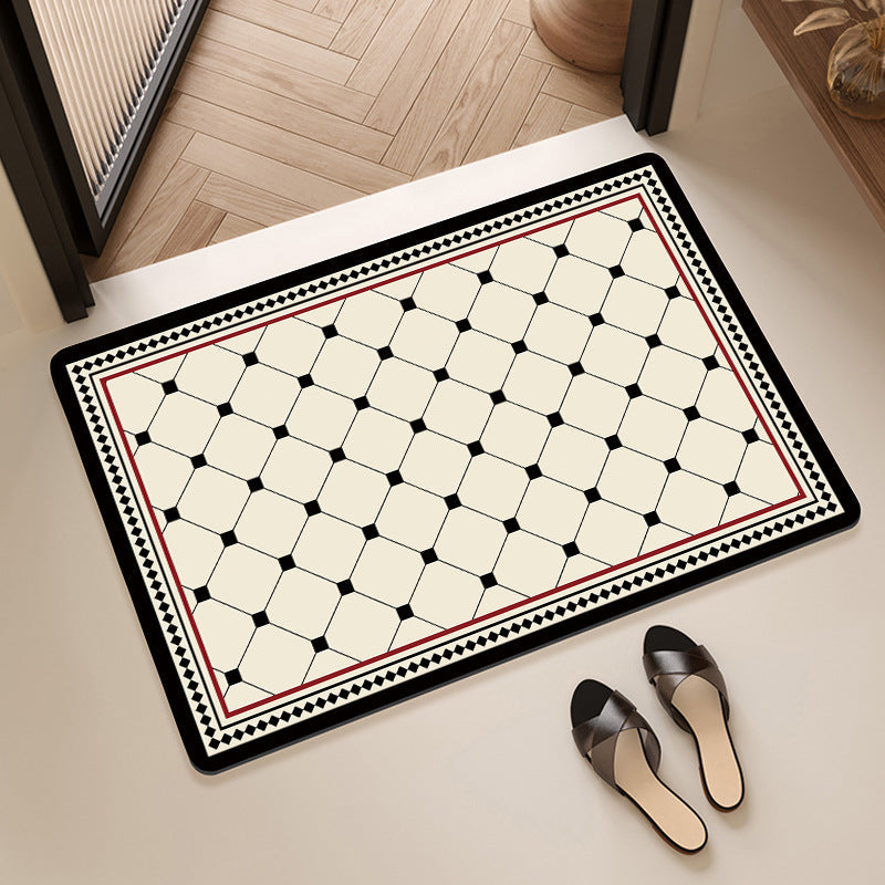 Geometric Pattern Decorative Floor Mat