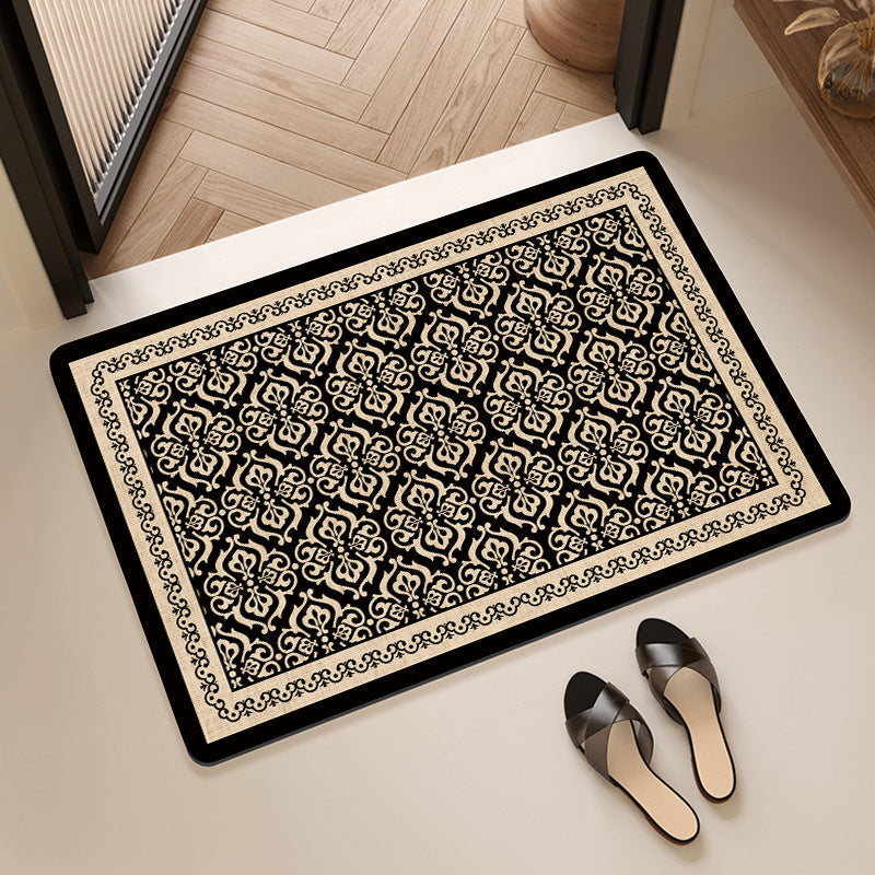 Elegant Geometric Pattern Bath Mat