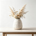 Ceramic Profiled Flower Table Vase