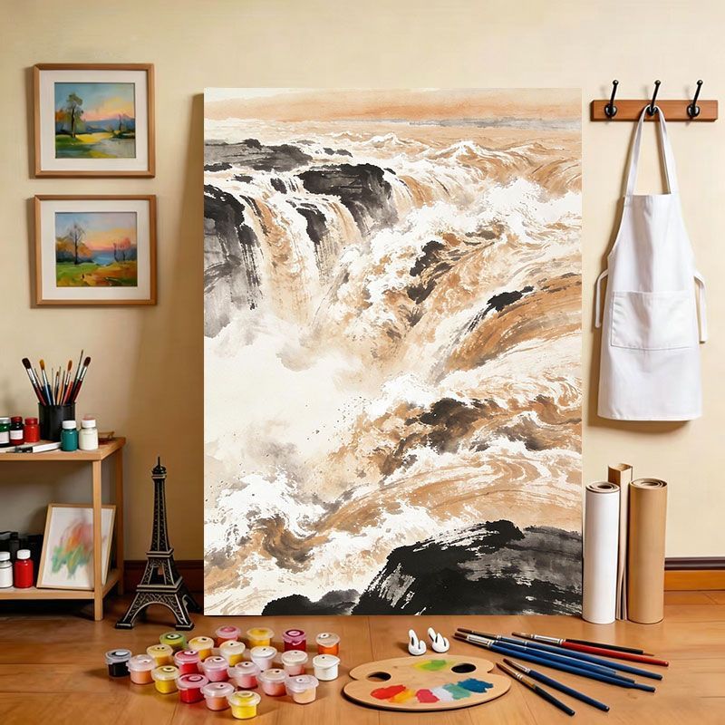 Scenic River Canvas Art Print Meroci